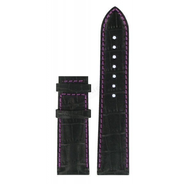 Bracelet cuir noir Tissot - QUADRATO LADY XL / T610028980