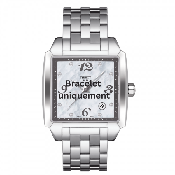 Bracelet acier argent Tissot - QUADRATO LADY / T605027402