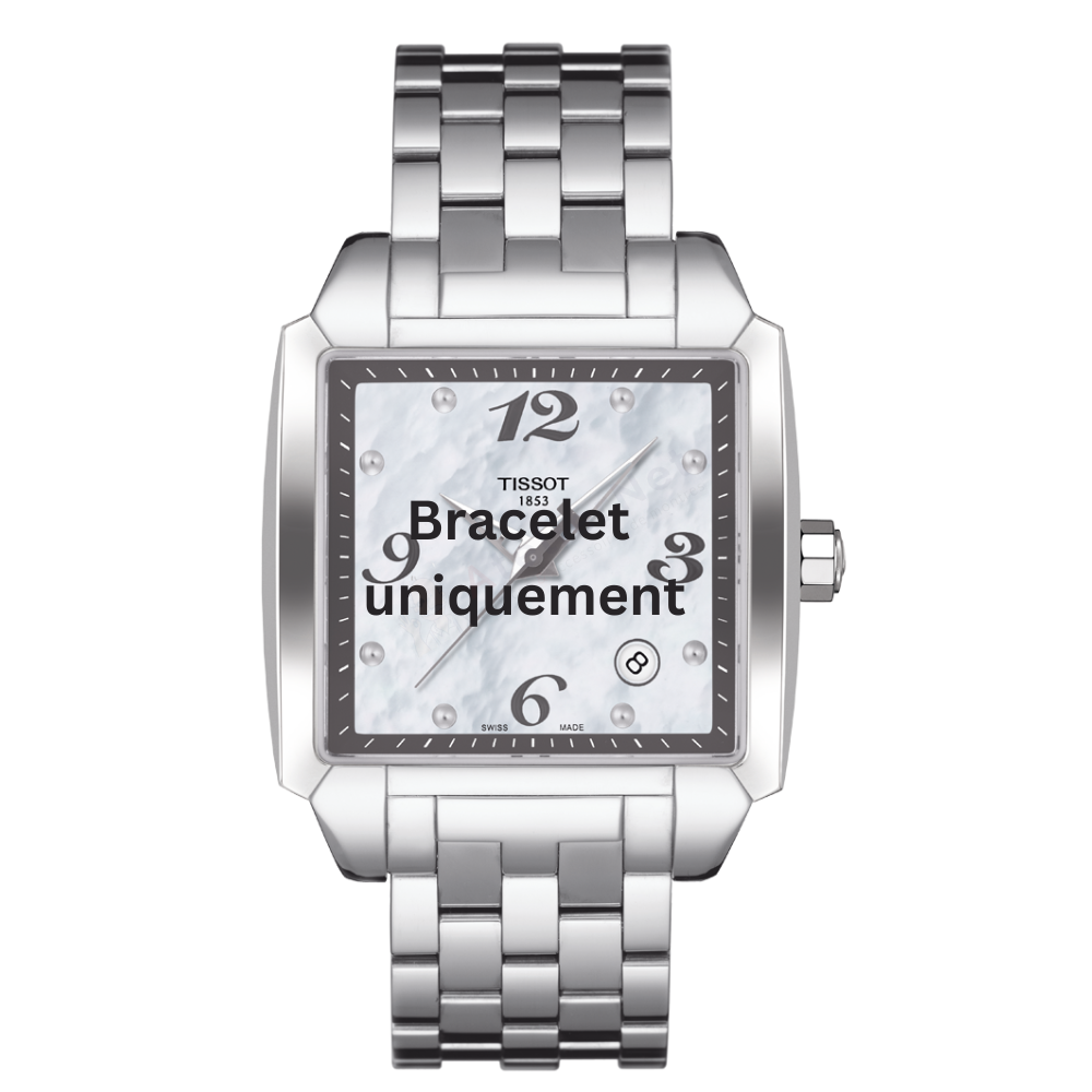 Bracelet acier argent Tissot - QUADRATO LADY / T605027402-Bracelet Montre Acier-AtelierNet