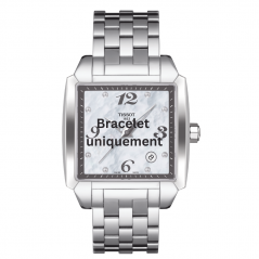 Bracelet acier argent Tissot - QUADRATO LADY / T605027402