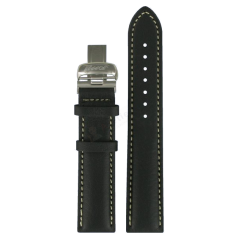Bracelet cuir noir Tissot - PRC 200 AUTOQUARTZ / T600025440