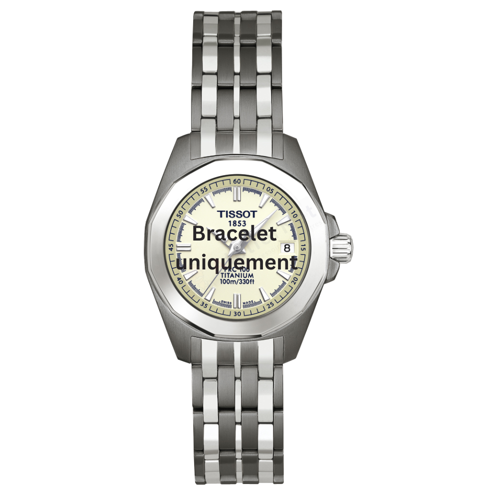 Bracelet acier argent Tissot - PRC 100 TITANE / T605020938-Bracelet Montre Acier-AtelierNet