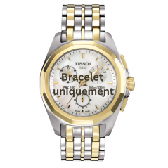 Bracelet acier bicolore Tissot - PRC 100 CHRONO QUARTZ / T605027723