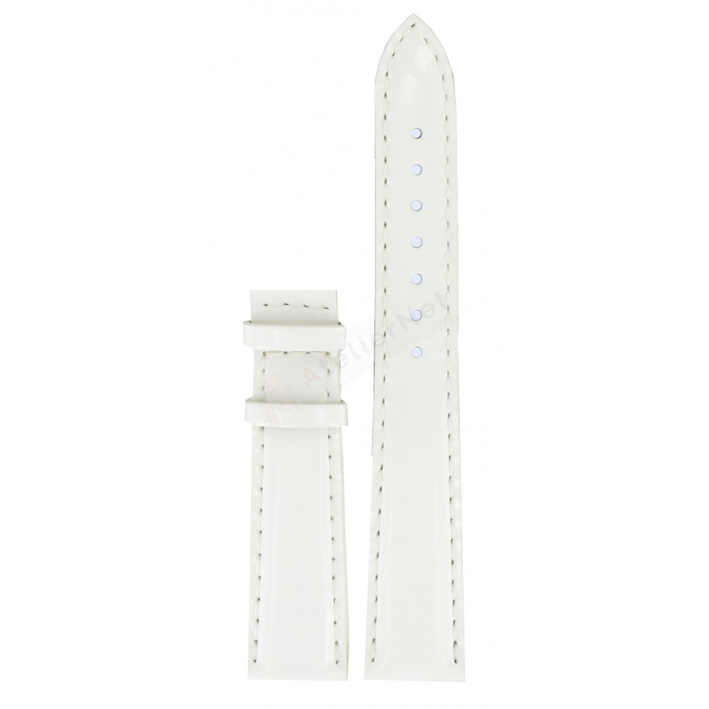 Bracelet leather white Tissot - PRC 100 CHRONO QUARTZ / T610027737-Bracelets de montres-AtelierNet