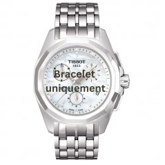 Bracelet acier argent Tissot - PRC 100 CHRONO QUARTZ / T605030013