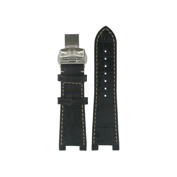Bracelet cuir noir Tissot - MY-T / T600027486
