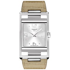 Bracelet cuir beige Tissot - MY-T / T600027489