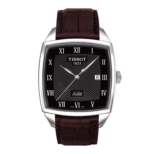 Bracelet cuir brun Tissot - LE LOCLE / T610027335-Bracelet de montre-AtelierNet