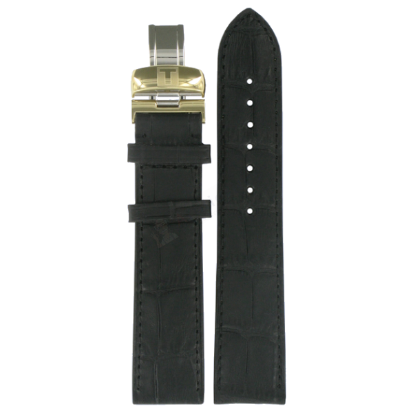 Bracelet cuir noir Tissot - JASMIN / T600027500-Bracelet de montre-AtelierNet