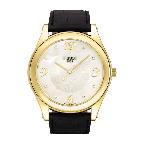Bracelet cuir noir Tissot - JASMIN / T600027500-Bracelet de montre-AtelierNet