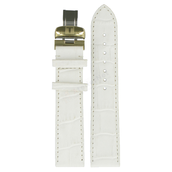 Bracelet cuir blanc Tissot - JASMIN / T600027504