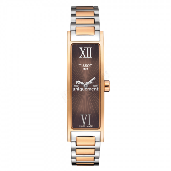 Bracelet acier bicolore Tissot - HAPPY CHIC / T605027911-Bracelet Montre Acier-AtelierNet