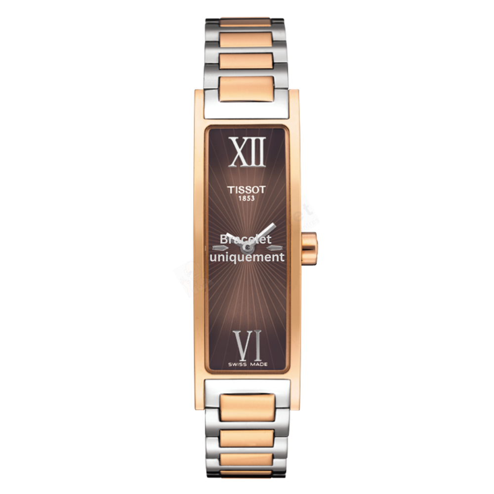 Bracelet acier bicolor Tissot - HAPPY CHIC / T605027911-Bracelets Métal-AtelierNet