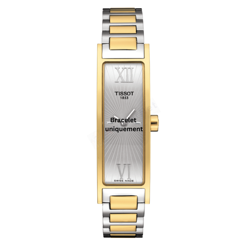 Bracelet acier bicolor Tissot - HAPPY CHIC / T605027970-Bracelets Métal-AtelierNet