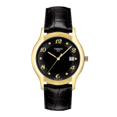Bracelet cuir noir Tissot - ELY / T600027612