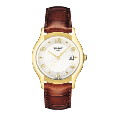 Bracelet cuir brun Tissot - ELY / T600027608