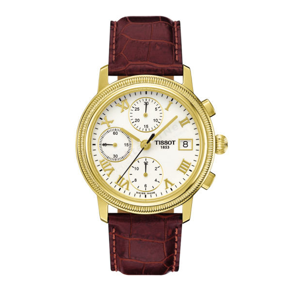 Bracelet leather brown Tissot - BRIDGEPORT / T600013527-Bracelets de montres-AtelierNet