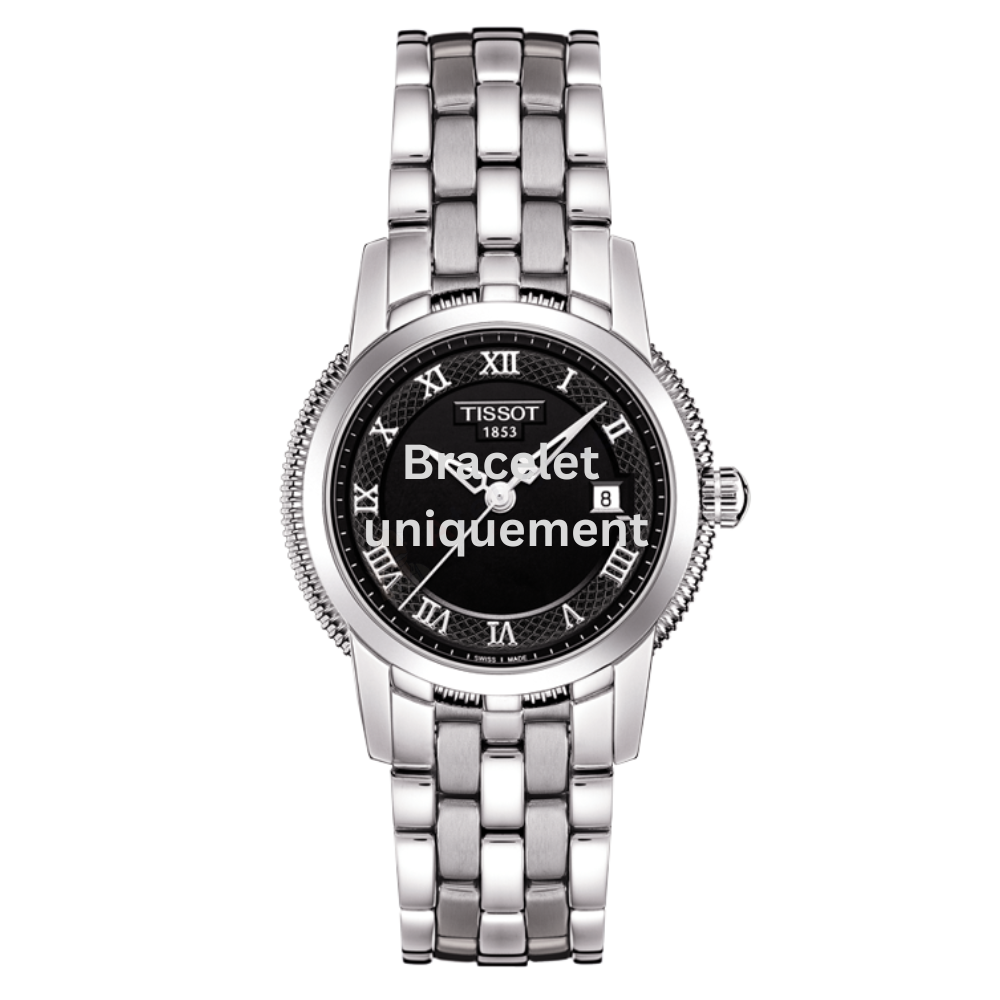 Bracelet acier argent Tissot - BALLADE III QUARTZ / T605014276-Bracelet Montre Acier-AtelierNet