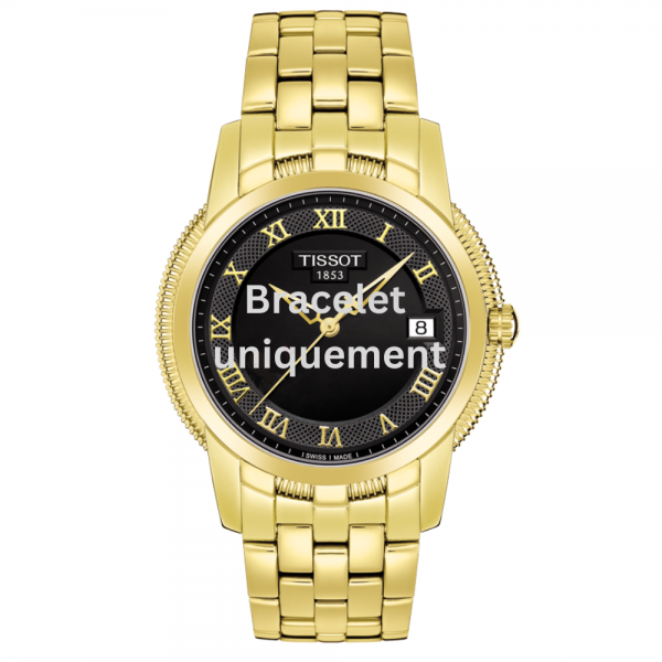 Bracelet acier or Tissot - BALLADE III QUARTZ / T605016982-Bracelet Montre Acier-AtelierNet
