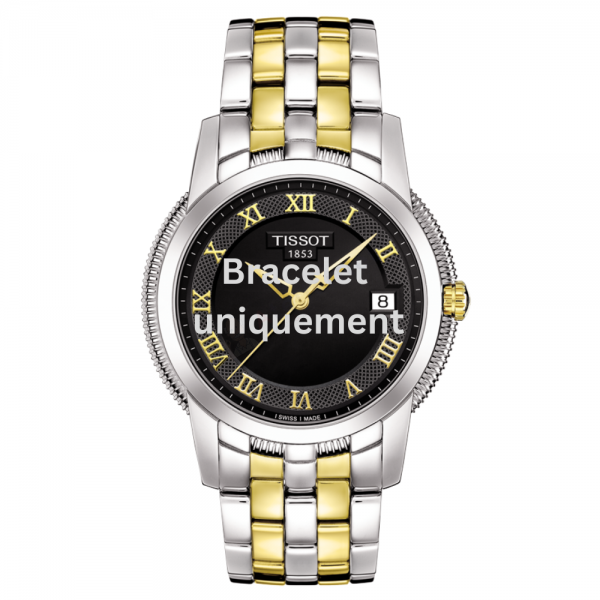 Bracelet acier bicolore Tissot - BALLADE III QUARTZ / T605027176-Bracelet Montre Acier-AtelierNet