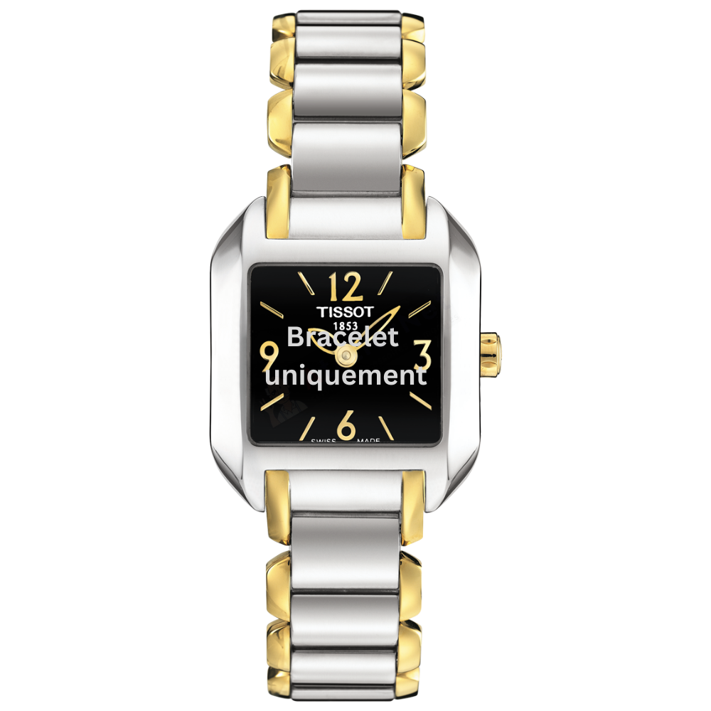 Bracelet acier bicolor Tissot - WAVE / T605026308-Bracelets Métal-AtelierNet