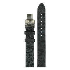 Bracelet cuir noir Tissot - WAVE / T600026367