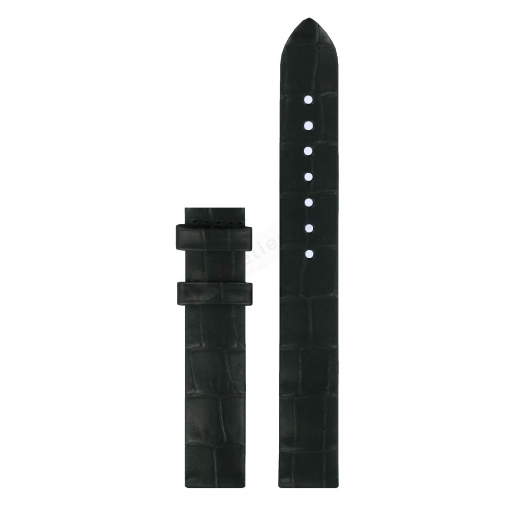Bracelet cuir noir Tissot - WAVE / T610026394-Bracelet de montre-AtelierNet