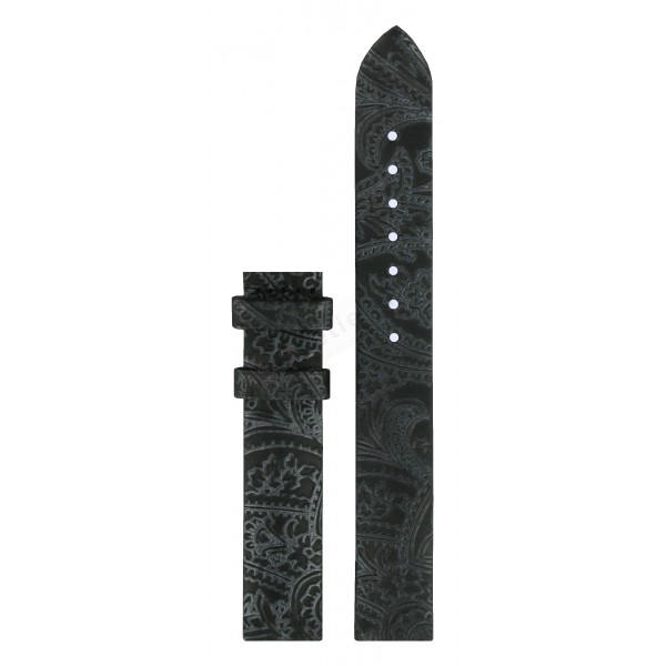 Bracelet cuir noir Tissot - WAVE / T610026391-Bracelet de montre-AtelierNet