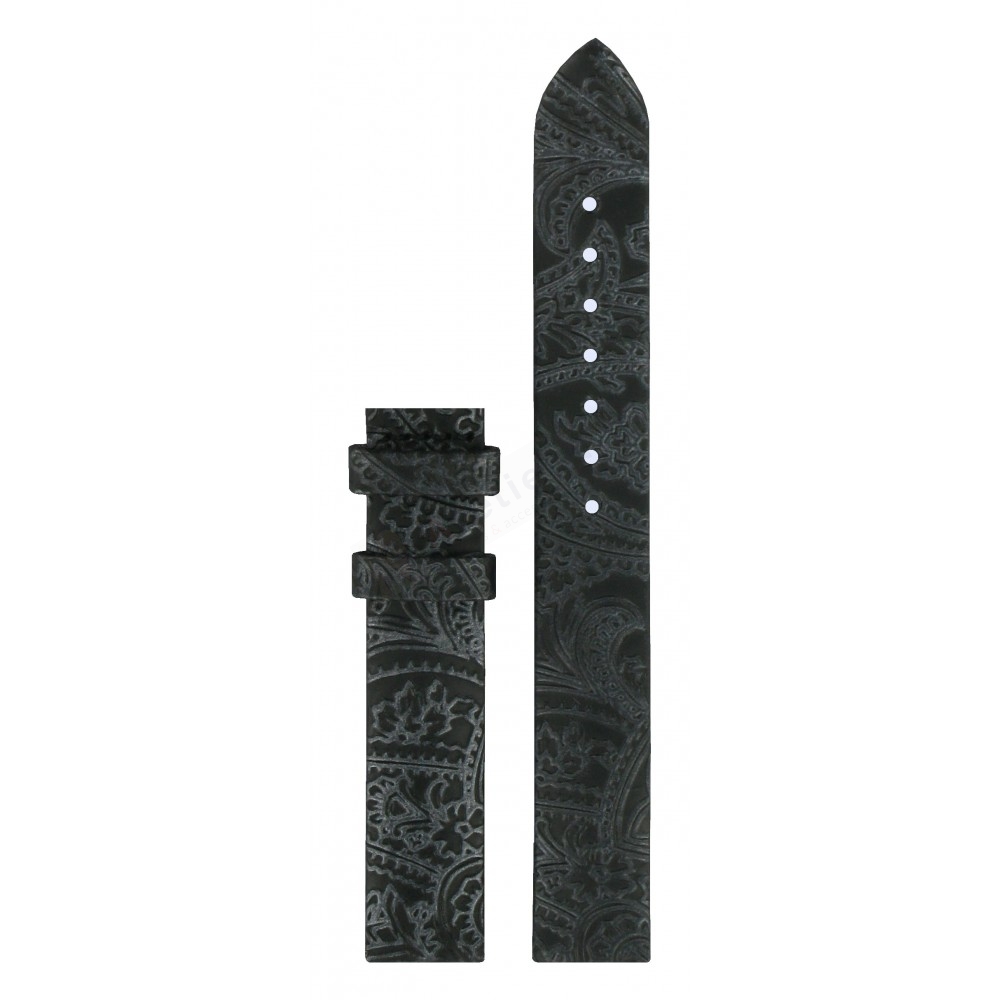 Bracelet leather black Tissot - WAVE / T610026391-Bracelets de montres-AtelierNet
