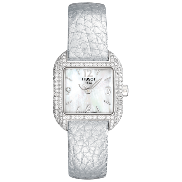 Bracelet leather white Tissot - WAVE / T610026392-Bracelets de montres-AtelierNet