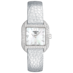 Bracelet cuir blanc Tissot - WAVE / T610026392