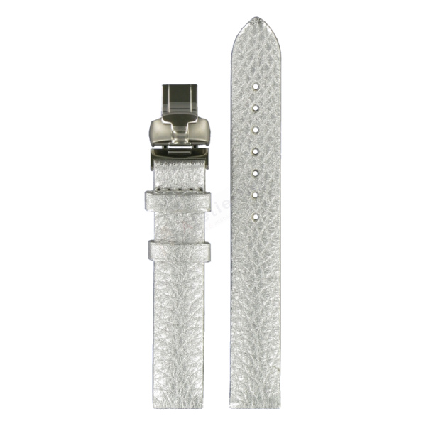 Bracelet cuir argent Tissot - WAVE / T600026370