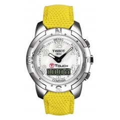 Bracelet cuir jaune Tissot - T-TOUCH / T600020732