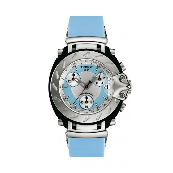 Bracelet silicone blue Tissot - T-RACE CHRONO QUARTZ / T603013657-Bracelets Silicone-AtelierNet