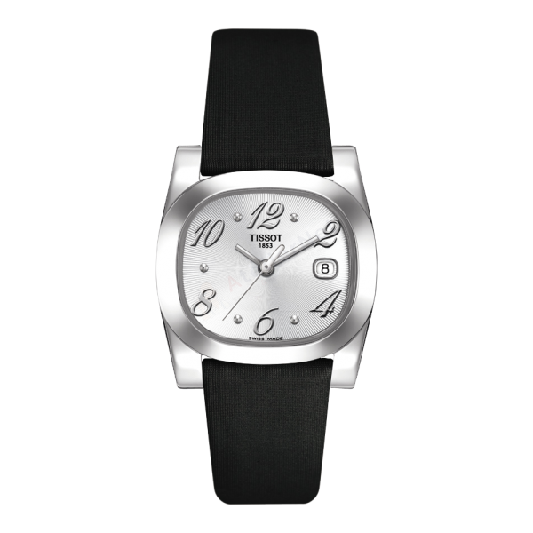 Bracelet satin black Tissot - T-MOMENT / T603025708-Bracelets de montres-AtelierNet
