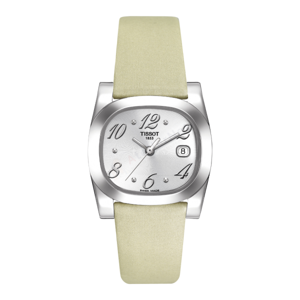 Bracelet satin beige Tissot - T-MOMENT / T603025355-Bracelets de montres-AtelierNet