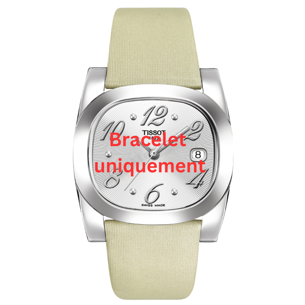 Bracelet satin beige Tissot - T-MOMENT XL / T603028031-Bracelets de montres-AtelierNet