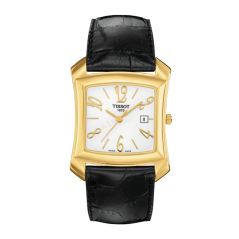 Bracelet cuir noir Tissot - RETRO LINE / T600021116