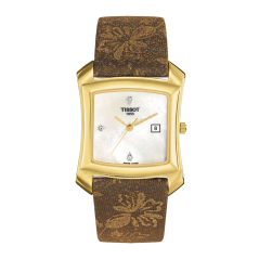 Bracelet tissu brun Tissot - RETRO LINE / T604026341