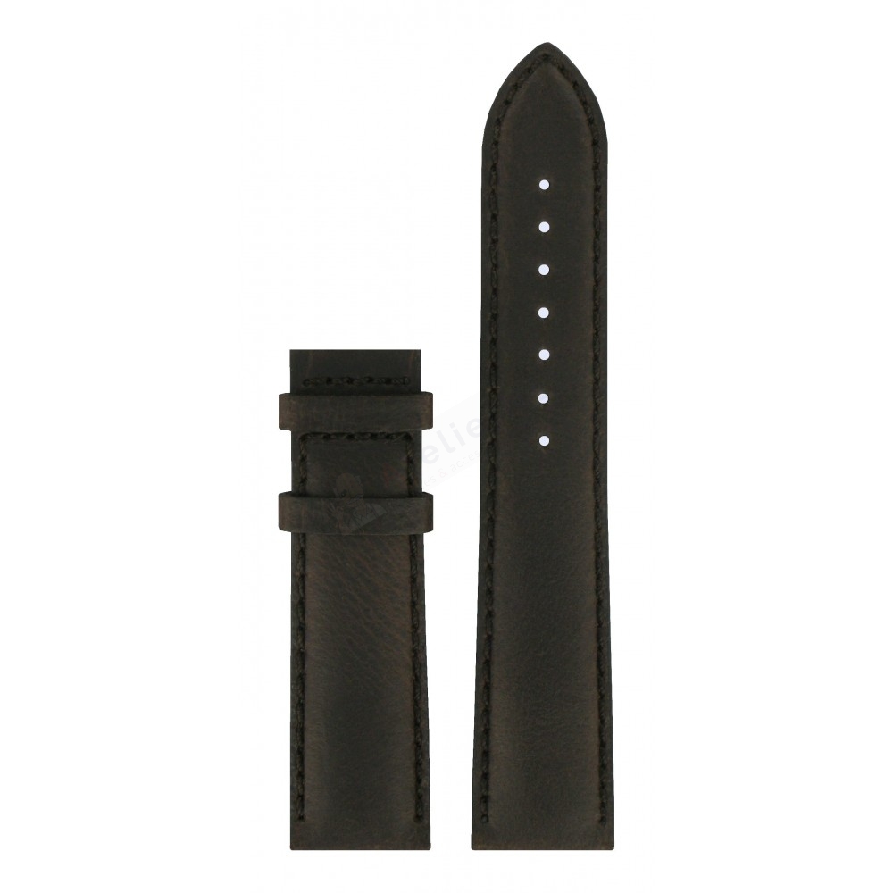 Bracelet leather brown Tissot - QUADRATO GENT / T610021084-Bracelets de montres-AtelierNet