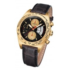 Bracelet cuir brun Tissot - PRS 516 GOLD / T600013488