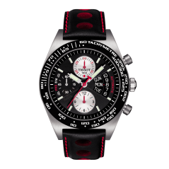 Bracelet cuir noir Tissot - PRS 516 CHRONO / T600025649