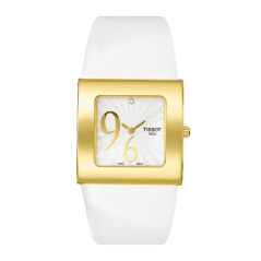 Bracelet cuir blanc Tissot - NUBIA / T604025312