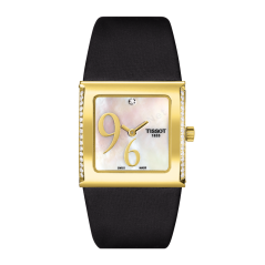 Bracelet cuir noir Tissot - NUBIA / T604025311