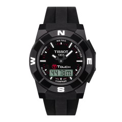 Bracelet silicone noir Tissot - T-TOUCH TREKKING / T603025574