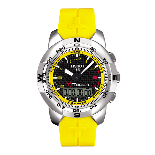 Bracelet silicone yellow Tissot - T-TOUCH / T603020717-Bracelets Silicone-AtelierNet