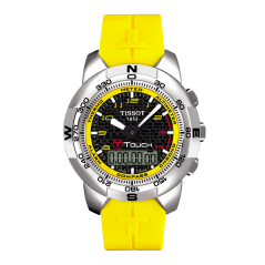 Bracelet silicone jaune Tissot - T-TOUCH / T603020717