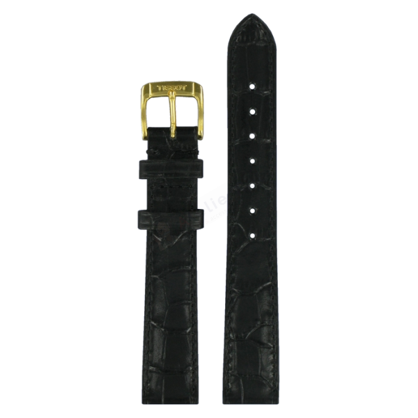 Bracelet cuir noir Tissot - MAYA LINE / T600021054-Bracelet Montre Cuir-AtelierNet