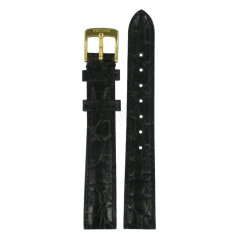Bracelet cuir noir Tissot - SCULPTUR LINE / T600019684
