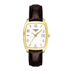 Bracelet cuir brun Tissot - SCULPTUR LINE / T600019685